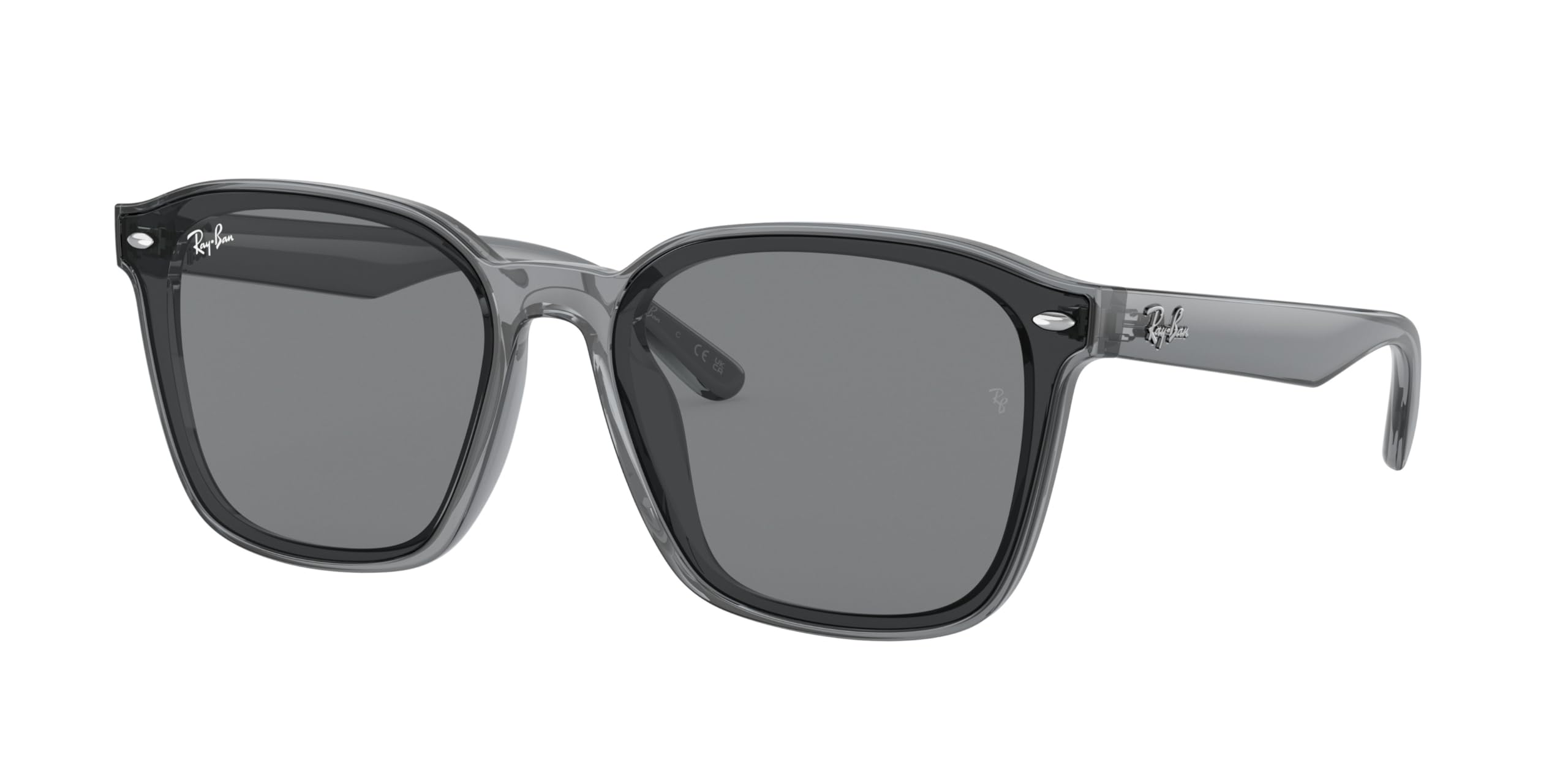Amazon | Ray-Ban (レイバン) サングラス RB4392D TRANSPARENT GREY